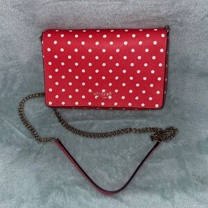 kate spade Pink Polka Dot Crossbody Bag